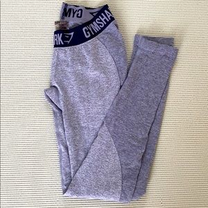 Gray/Blue Flex Gymshark Leggings